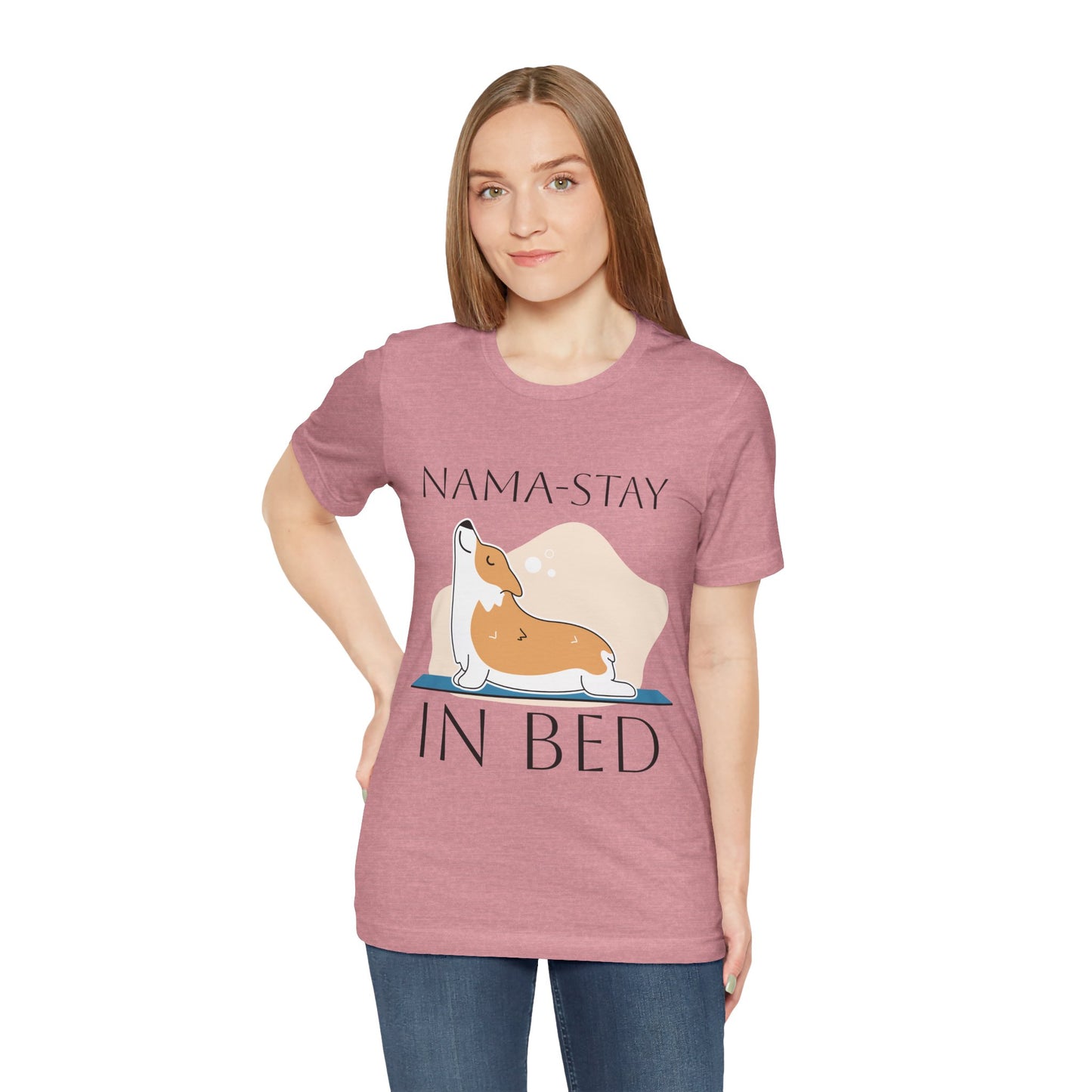 Nama-Stay In Bed Yoga T-Shirt