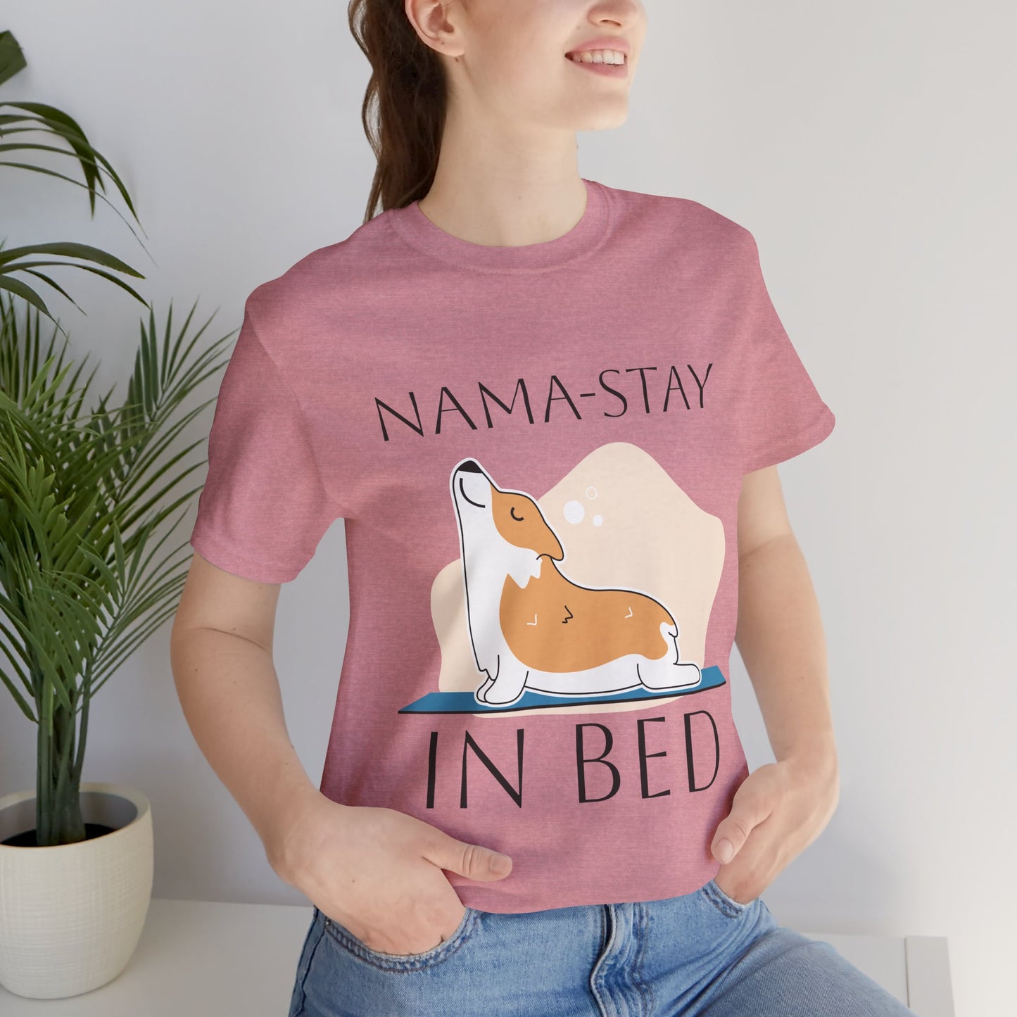 Nama-Stay In Bed Yoga T-Shirt