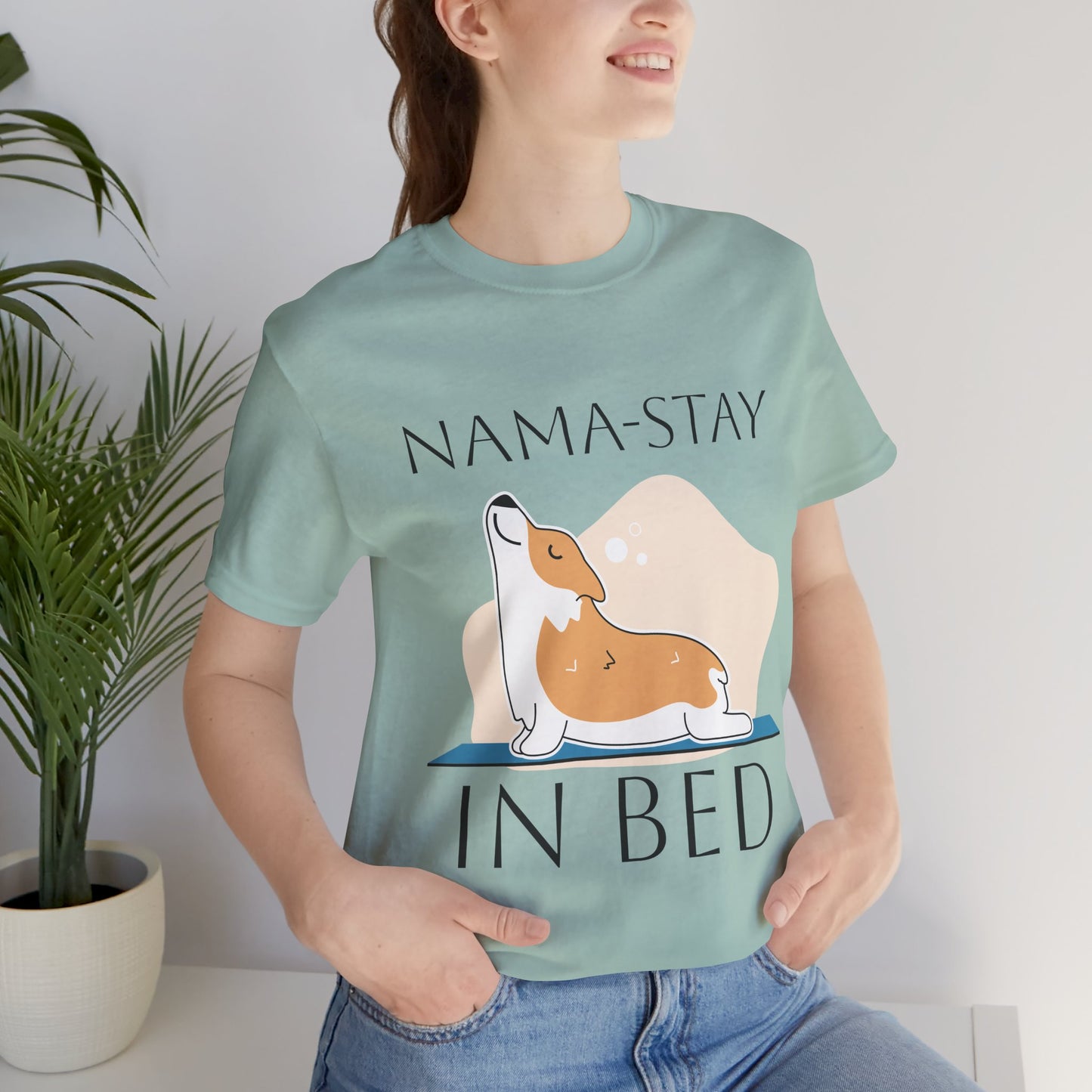 Nama-Stay In Bed Yoga T-Shirt