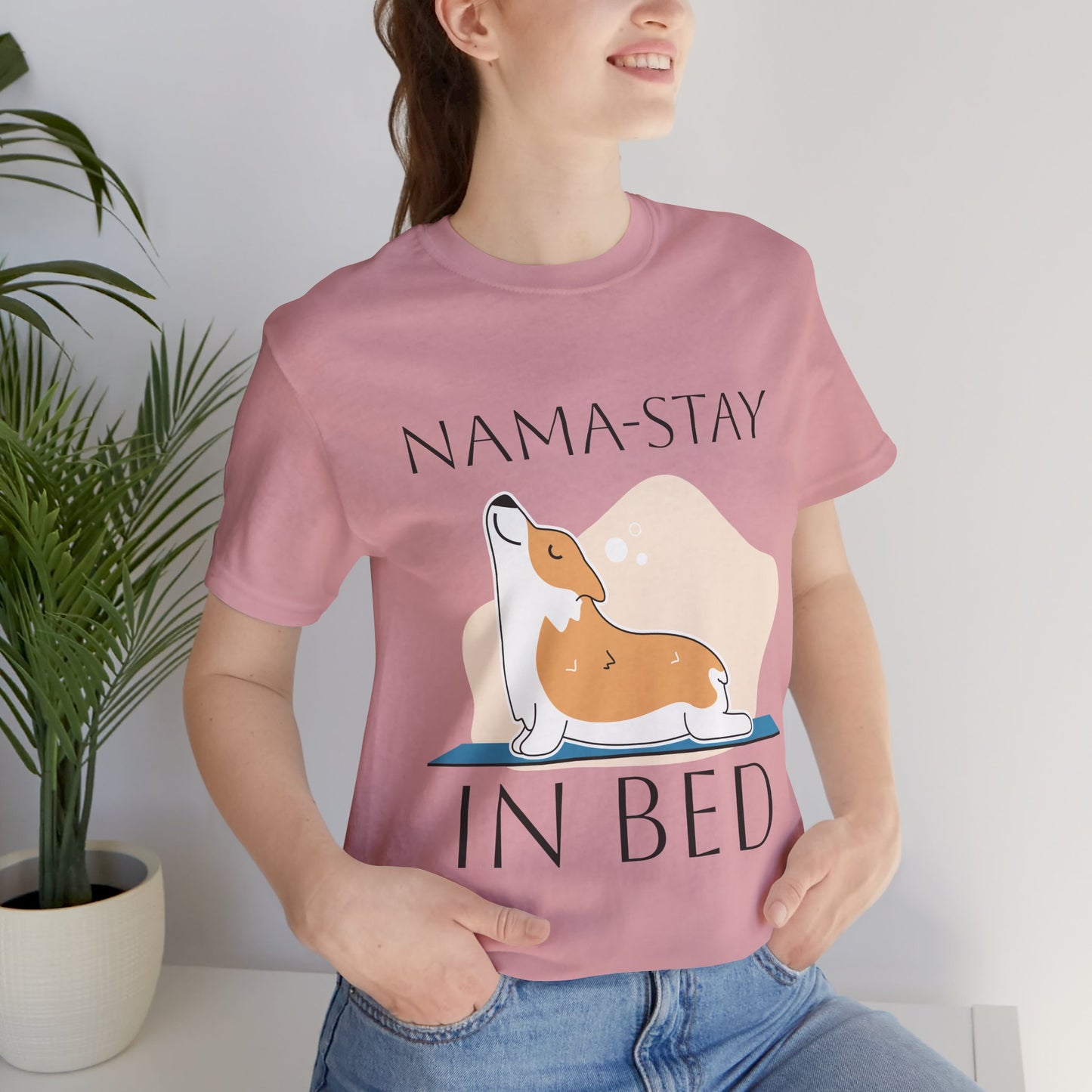 Nama-Stay In Bed Yoga T-Shirt