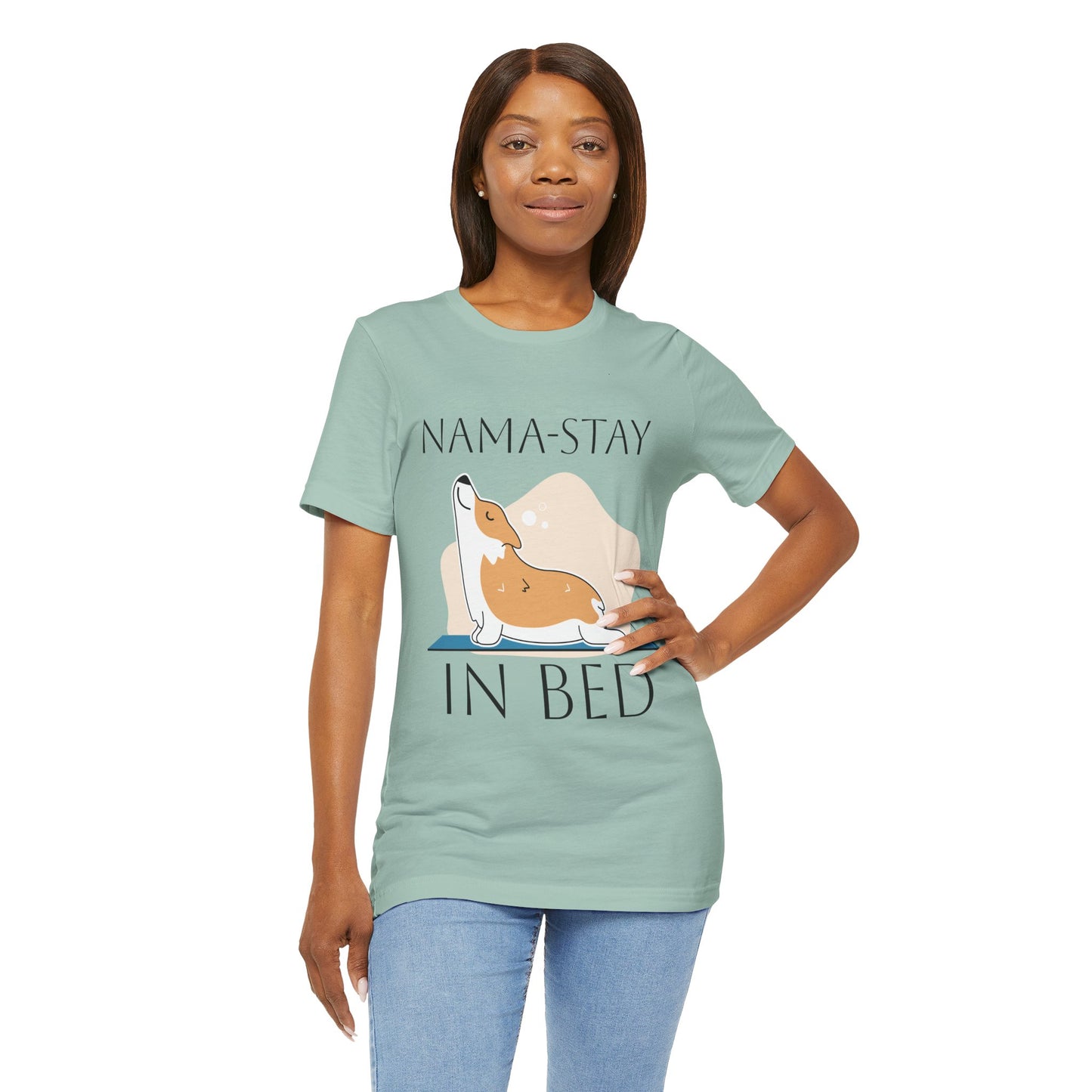 Nama-Stay In Bed Yoga T-Shirt