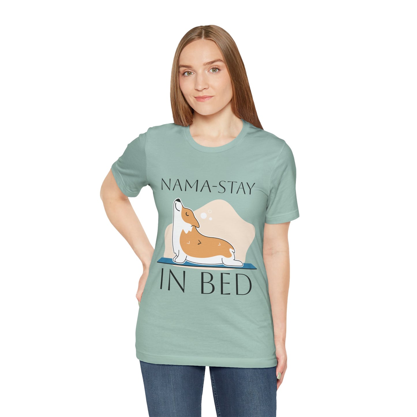 Nama-Stay In Bed Yoga T-Shirt