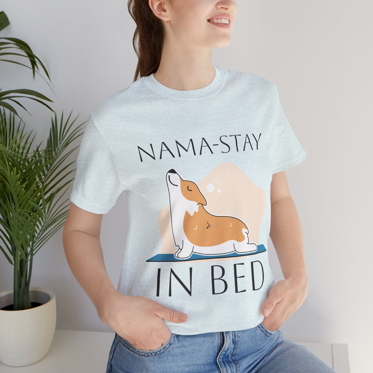 Nama-Stay In Bed Yoga T-Shirt